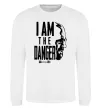 Світшот I am the danger Breaking Bad Білий фото