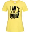 Женская футболка I am the danger Breaking Bad Лимонный фото