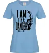 Женская футболка I am the danger Breaking Bad Голубой фото