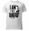 Мужская премиум футболка I am the danger Breaking Bad Белый фото