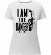 Женская премиум футболка I am the danger Breaking Bad Белый фото