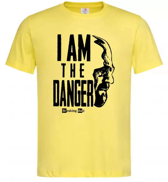 Мужская футболка I am the danger Breaking Bad Лимонный фото