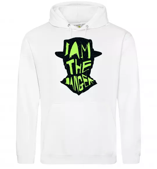 Мужская толстовка (худи) I am the danger art Белый фото