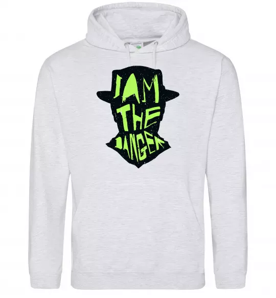 Жіноча толстовка (худі) I am the danger art Сірий меланж фото