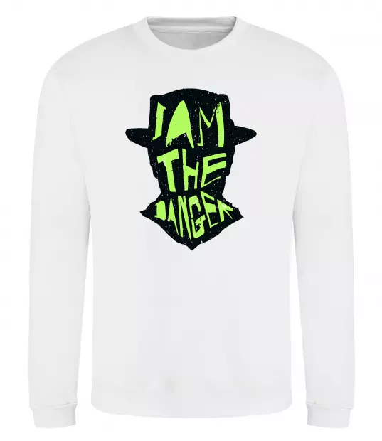 Свитшот I am the danger art Белый фото