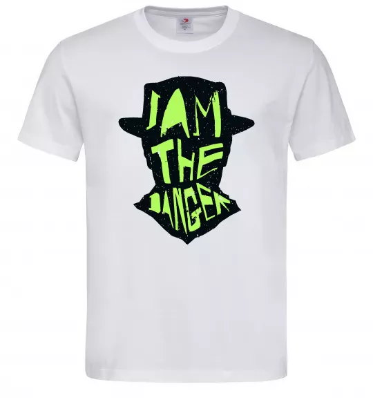 Мужская футболка I am the danger art Белый фото