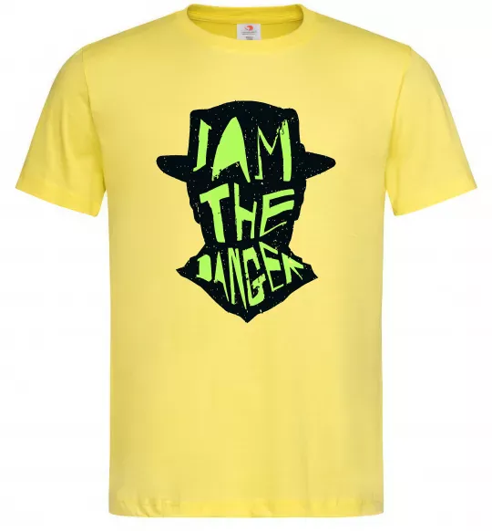 Мужская футболка I am the danger art Лимонный фото