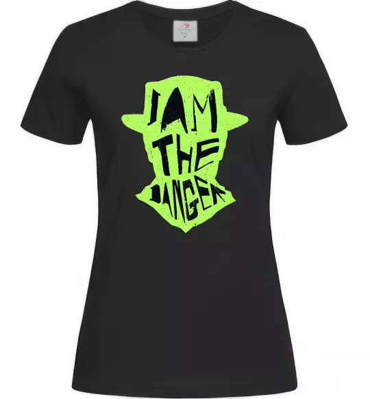 Жіноча футболка I am the danger art Чорний фото