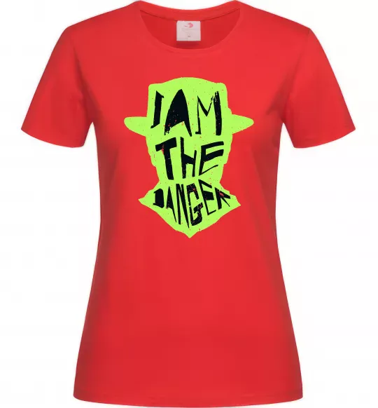 Жіноча футболка I am the danger art Червоний фото