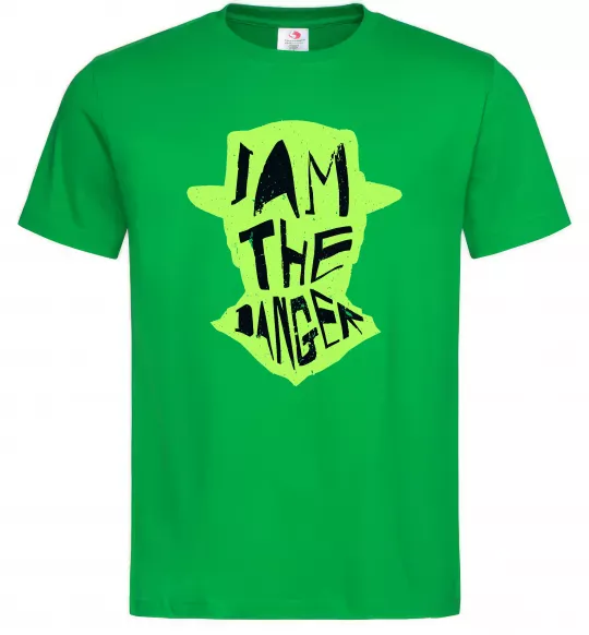 Мужская футболка I am the danger art Зеленый фото