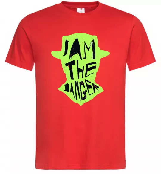 Мужская футболка I am the danger art Красный фото