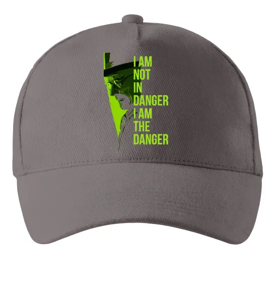 Кепка I am not in danger Сірий фото