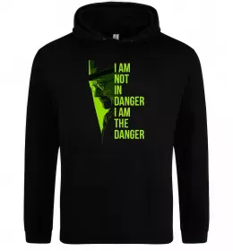 Женская толстовка (худи) I am not in danger Черный фото