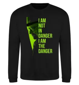 Свитшот I am not in danger Черный фото