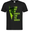 Мужская футболка I am not in danger Черный фото