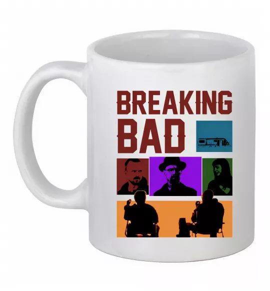Чашка керамическая Breaking Bad Пуститися берега Белый фото