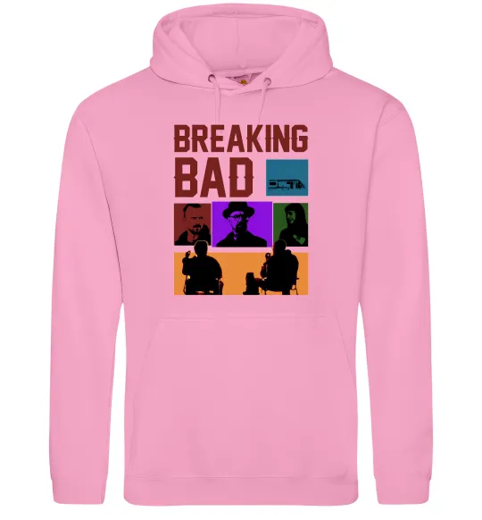 Жіноча толстовка (худі) Breaking Bad Пуститися берега Рожевий фото