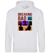 Жіноча толстовка (худі) Breaking Bad Пуститися берега Сірий меланж фото