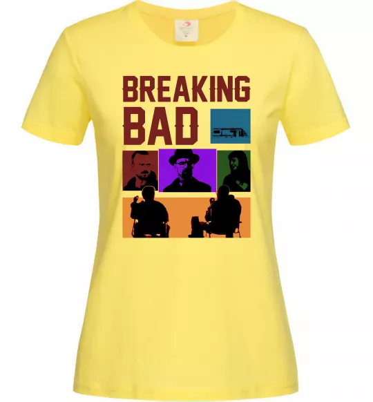 Жіноча футболка Breaking Bad Пуститися берега Лимонний фото