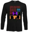 Лонгслив Breaking Bad Пуститися берега Черный фото