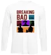 Лонгслив Breaking Bad Пуститися берега Белый фото