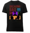 Чоловіча преміум футболка Breaking Bad Пуститися берега Чорний фото