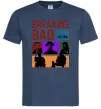 Мужская футболка Breaking Bad Пуститися берега Темно-синий фото
