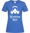 Женская футболка Breaking Bad маска Ярко-синий фото