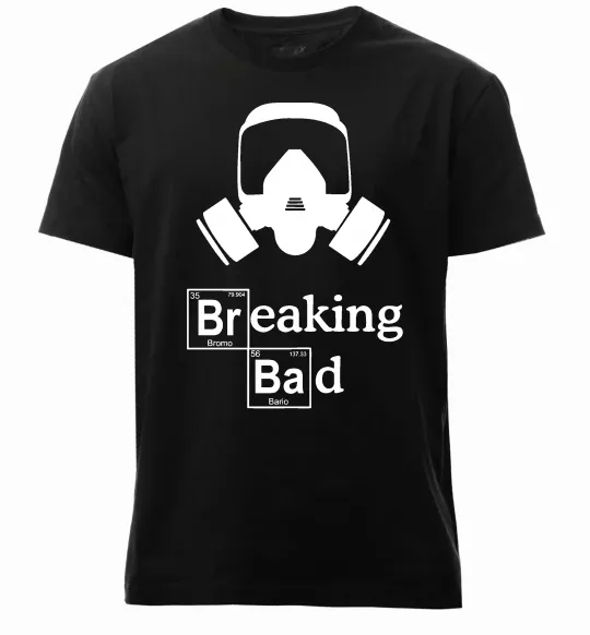Мужская премиум футболка Breaking Bad маска Черный фото