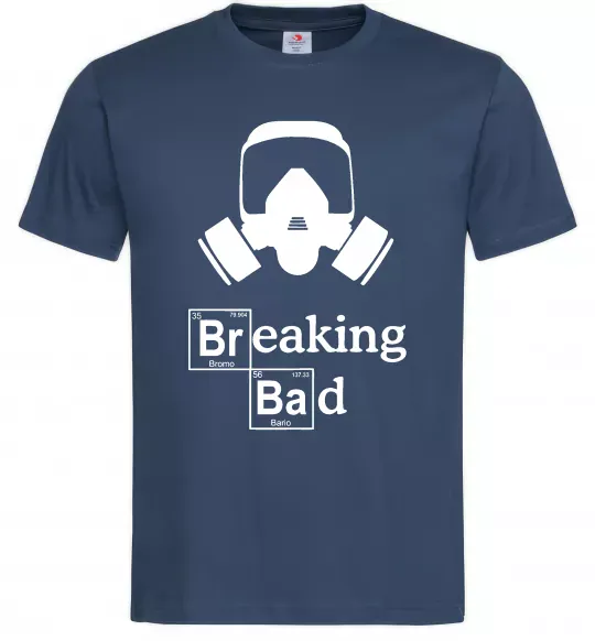 Мужская футболка Breaking Bad маска Темно-синий фото