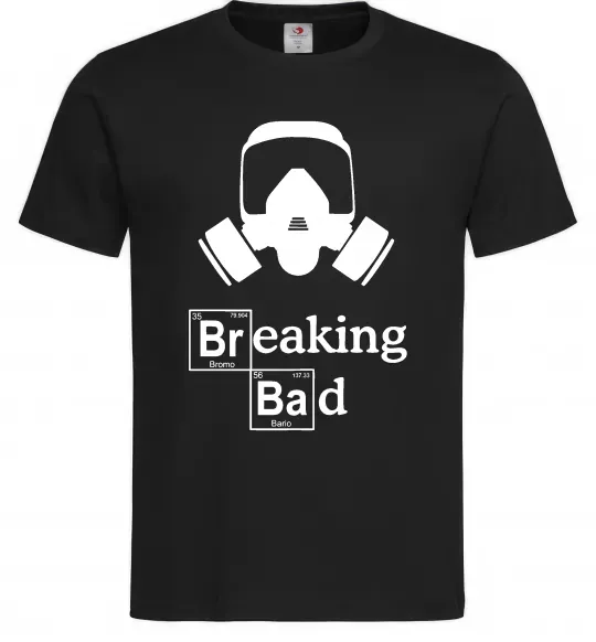 Мужская футболка Breaking Bad маска Черный фото
