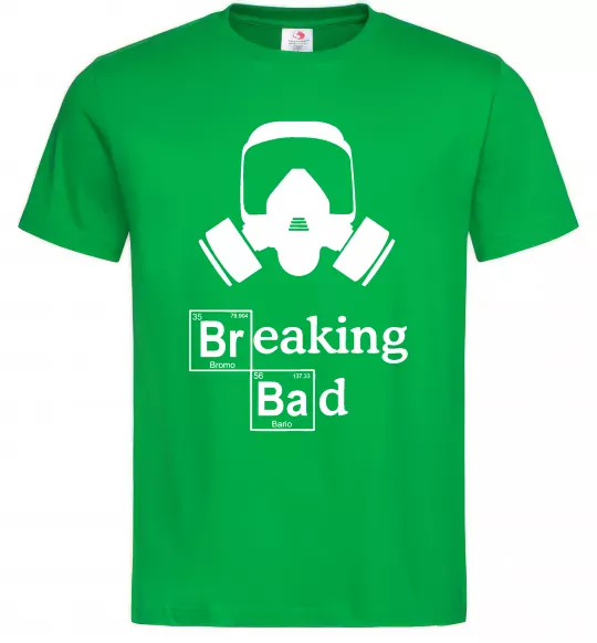 Мужская футболка Breaking Bad маска Зеленый фото