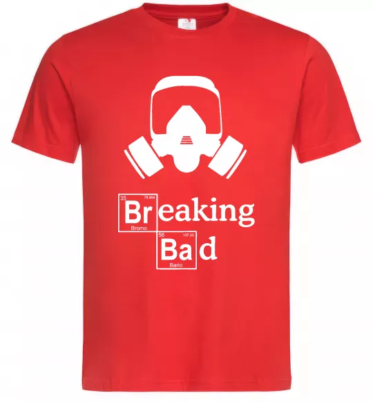 Мужская футболка Breaking Bad маска Красный фото