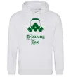 Женская толстовка (худи) Breaking Bad маска Серый меланж фото