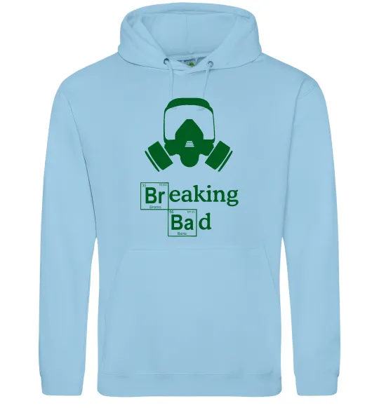 Женская толстовка (худи) Breaking Bad маска Голубой фото