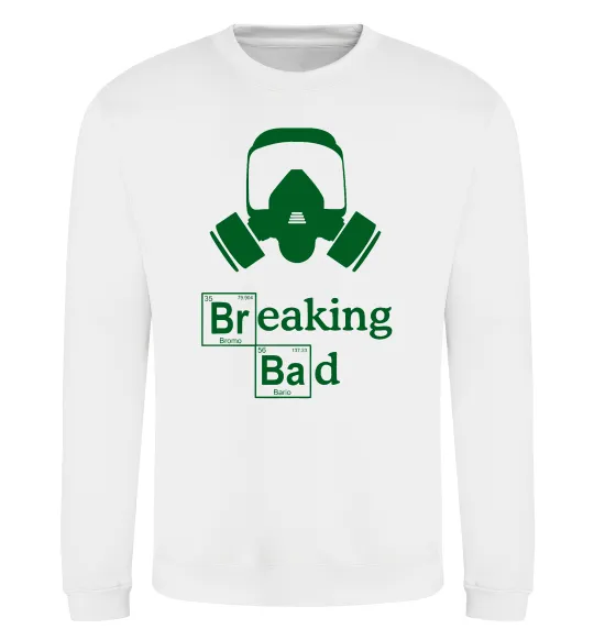 Свитшот Breaking Bad маска Белый фото