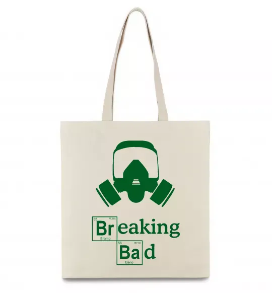 Еко-сумка Breaking Bad маска Бежевий фото