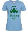 Женская футболка Breaking Bad маска Голубой фото