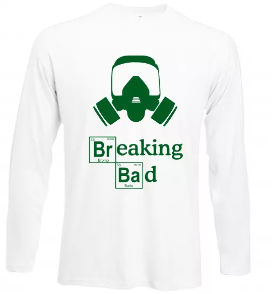 Лонгслив Breaking Bad маска Белый фото
