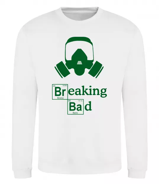 Свитшот Breaking Bad маска Белый фото