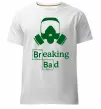 Мужская премиум футболка Breaking Bad маска Белый фото
