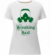Женская премиум футболка Breaking Bad маска Белый фото