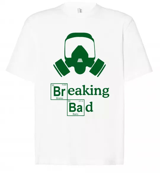 Футболка Оверсайз Breaking Bad маска Белый фото