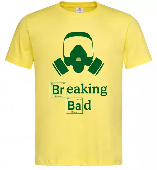 Мужская футболка Breaking Bad маска Лимонный фото