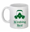 Чашка керамическая Breaking Bad маска Белый фото