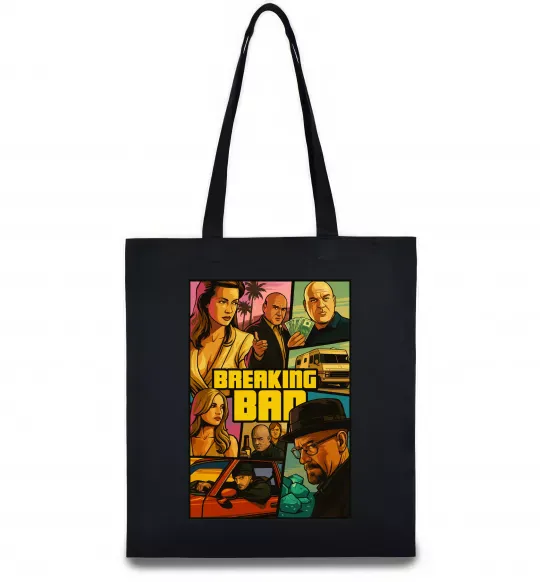 Еко-сумка Breaking bad GTA Чорний фото
