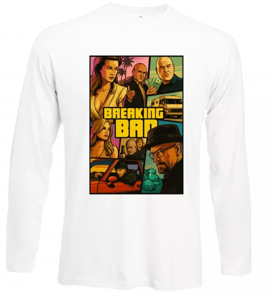 Лонгслів Breaking bad GTA Білий фото