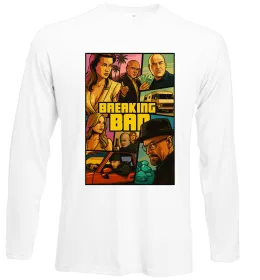 Лонгслив Breaking bad GTA Белый фото