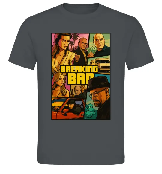Мужская футболка Breaking bad GTA Графит фото