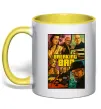 Чашка с цветной ручкой Breaking bad GTA Солнечно желтый фото